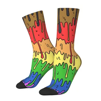 Милые носки Pride Пастельного Тающего дизайна Pride Мужские И женские Летние Чулки Harajuku