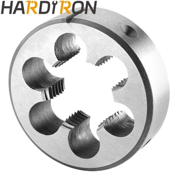 Круглая плашка Hardiron Metric M28X1,5 для нарезания резьбы, машинная плашка M28 x 1,5 для нарезания резьбы правой рукой