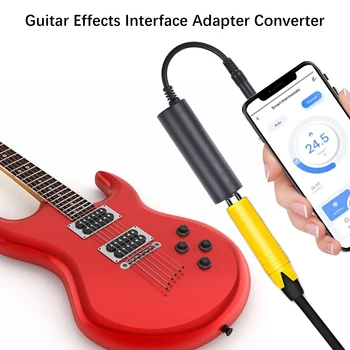 Конвертер гитарного интерфейса Адаптер интерфейса гитарных эффектов Конвертер Замена гитары для телефона