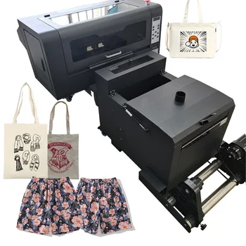 Высококачественная печатная машина для термопереноса рулонов пленки DTF с порошковым Dtf-принтером прямого нанесения на пленку