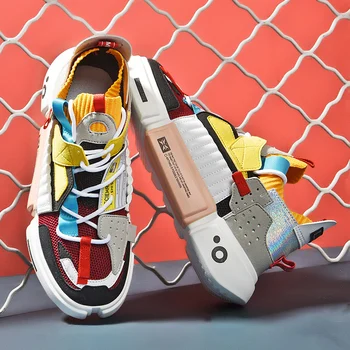 Новые Красочные Кроссовки Мужские Tenis Дышащая Мужская Повседневная Обувь 2021 Летняя Мужская Обувь Для Пары Светло-Черные Кроссовки Zapatillas Hombre