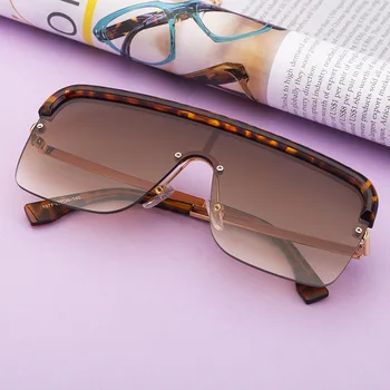 2022 Новые Солнцезащитные очки в Большой Оправе Женская Модная сеть Red Eyebrow Trend Glasses Трендовые продукты 2023 Uv400 Gafas De Sol