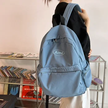 Модная женская новая водонепроницаемая нейлоновая сумка для ноутбука, женская сумка для отдыха, рюкзак для колледжа, милая школьная сумка для путешествий, крутые мужчины
