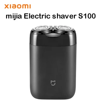 Электробритва XIAOMI MIJIA для мужчин S100 Mi Портативные водонепроницаемые бритвы USB Перезаряжаемые с сумкой для хранения с плавающей головкой