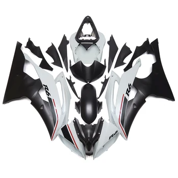 Комплект Мотоциклетных Обтекателей Для Yamaha YZFR6 YZF-R6 YZF R6 2008 2009-2016 ABS Пластиковые Обтекатели для Впрыска Кузова Кузов Обвесы Черный