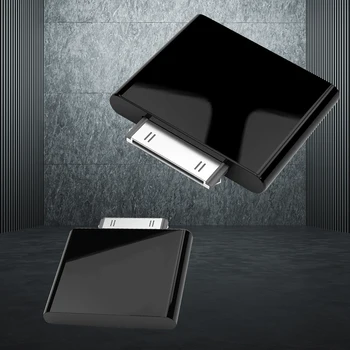 Аудиопередатчик 30pin 40mA, совместимый с Bluetooth, Черно-белый Профессиональный Беспроводной передатчик, совместимый с Bluetooth, для Ipod