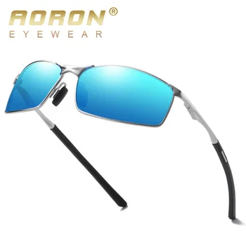 AORON Новые велосипедные поляризованные солнцезащитные очки Мужские Солнцезащитные очки Водительское зеркало Меняющие цвет Очки Зеркало ночного видения