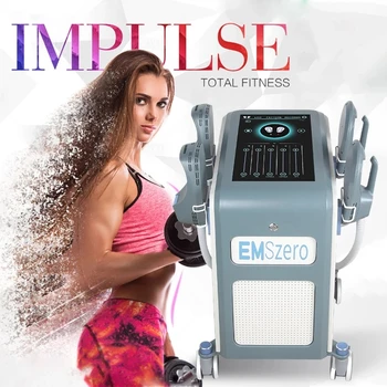 EMSzero Body Sculpting, уменьшающий жировые отложения, 14 Тесла, 4 ручки, Электромагнитный миостимулятор для наращивания мышц Hi-emt