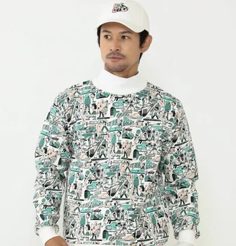Японский модный бренд Golf, весенне-осенний мужской пуловер, свитер