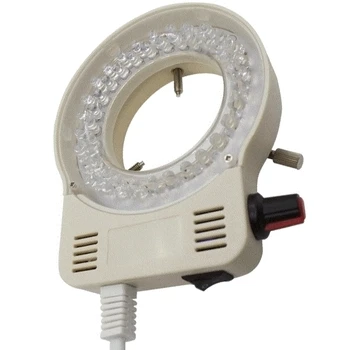 Белый Регулируемый Кольцевой светильник 56 LED, подходящий Для Стереомикроскопов И камер