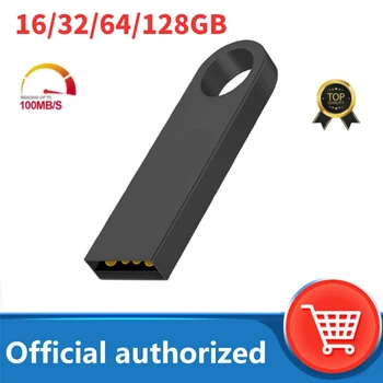 Memory Stick USB Флэш-Накопители 128 гб Флешки Водонепроницаемый Высокоскоростной Металлический Черный Флеш-Накопитель 64 гб USB-Памяти 32 гб Памяти для ПК