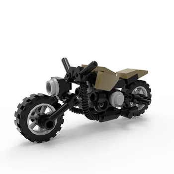 MOC Автомобильные весы, совместимая модель мотоцикла, набор строительных блоков, мини-маленький автомобиль, серия транспортных средств, кирпичные игрушки для детей, подарки