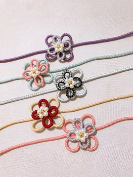 Японский пояс ручной работы с японским поясом для кимоно, украшенным разноцветной поясной веревкой