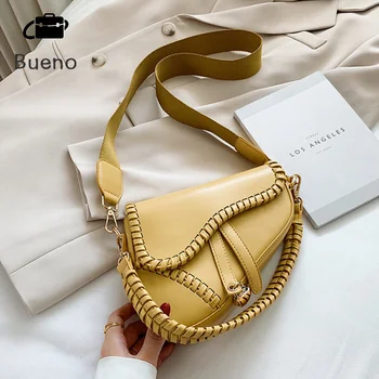 Женская сумка-мессенджер трендового дизайнера 2023 года для женщин, высококачественное седло из искусственной кожи, сумочка через плечо и кошелек