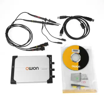 OWON VDS1022I VDS1022 Virtual PC Цифровой Запоминающий Осциллограф с пропускной способностью 100 мса/С 25 МГц Портативные USB-осциллографы - VDS