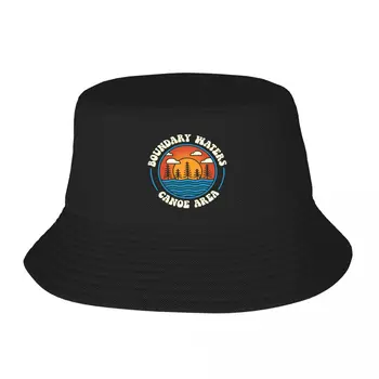 Район каноэ New Boundary Waters, Миннесота, BWCA, винтажная шляпа-дерби для пляжной прогулки, шляпа для женщин 2023, мужская шляпа