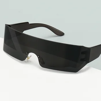 Новые мужские солнцезащитные очки Y2K, брендовая дизайнерская обувь, квадратные очки, женские очки в тон, женские модные солнцезащитные очки, очки для мужчин