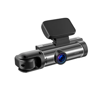 Автомобильный видеомагнитофон Трехобъективный автомобильный регистратор Автомобиль спереди и сзади автомобиля HD ночного видения широкоугольный задний ход