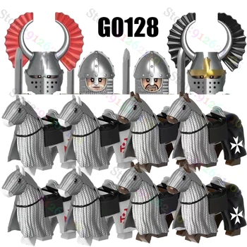 G0128 Средневековая Война Римский Солдат Строительные Блоки Фигурки Рождественские Игрушки Для Детей GH0215 GH0216 GH0217 GH0218