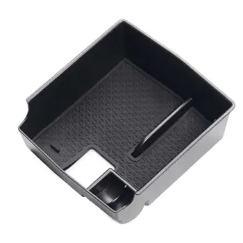 Ящик для хранения автомобильного подлокотника, Черный лоток-органайзер для центральной консоли