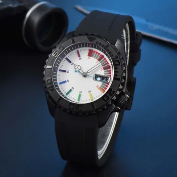 Роскошные мужские часы бизнес-класса 42 мм Rainbow с автоматическим механическим дисплеем NH36A с календарным днем, сапфировое зеркало 200 м