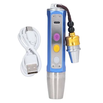 Идентификационный фонарь, оценочный фонарик, металлический корпус, водонепроницаемый, 3LED высокой яркости, с USB-кабелем для проверки ювелирных изделий