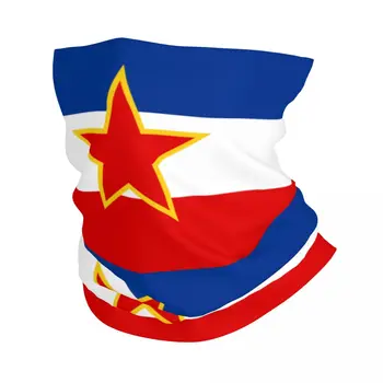 Бандана с флагом Югославии, Шейная Гетра, шарф с принтом, Многофункциональный велосипедный шарф, Походный костюм Унисекс для взрослых, дышащий