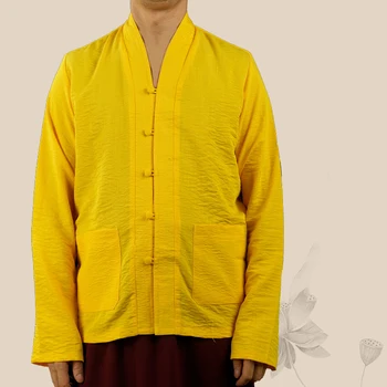 Костюм Тибетского буддизма, Одежда монаха, Костюм ламаизма, Одежда Гуру, Летняя Одежда Ламы, Пуговица для одежды Тибетского монаха Тан 2023