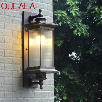 Уличные ретро-настенные светильники ULANI, классические светодиодные лампы, водонепроницаемые домашние украшения для крыльца