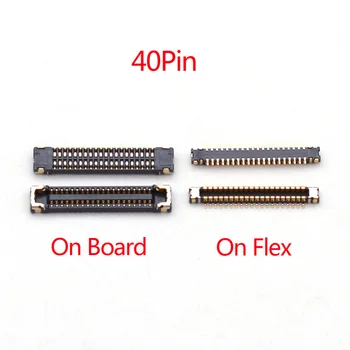 2ШТ 40pin USB Зарядное Устройство FPC Разъем На Материнской Плате Для Xiaomi Mi Pocophone Poco X3 NFC/X3 Pro/X2 K30 4G 5G K30i Зарядный Порт