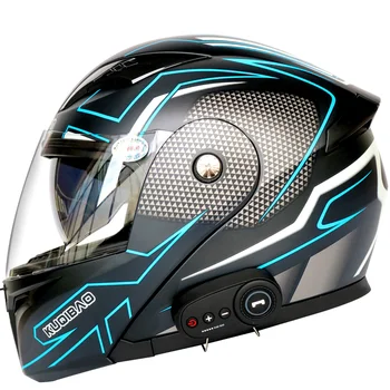 2023 Мотоциклетный Шлем Унисекс Bluetooth Модный Тренд Для Мотокросса Capacete Защитная Кепка Masculino Enduro Головной Убор