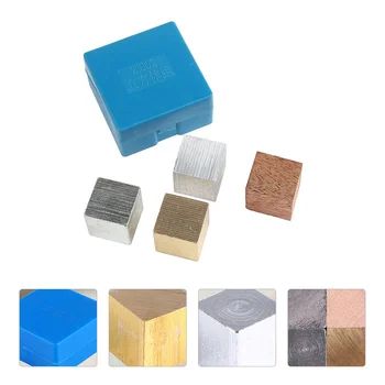 1 Комплект кубических блоков для физических экспериментов, медь, железо, Алюминий, деревянные блоки для обучения