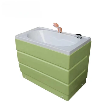 Экологичная детская ванночка белого цвета, гидромассажная ванна с душем для детской ванны, душевая кабина