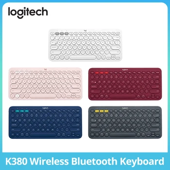 Logitech K380 беспроводная сеть Bluetooth красная клавиатура планшет iPad офис