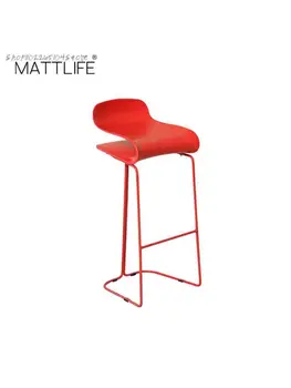 Барный стул Скандинавский Современный Простой Индивидуальность Креативная Мода Высокий стул Высокий табурет Барный стул Барный стул
