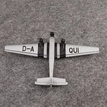 Немецкая Lufthansa Devil Wings Junker Ju52 в масштабе 1/400 Миниатюрная металлическая модель самолета, отлитая под давлением, коллекция сувениров, подарки для любителей игрушек