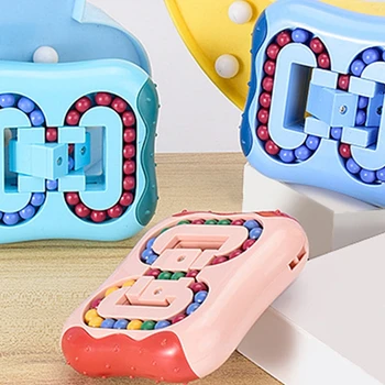 Вращающаяся игрушка Magic Bean на кончиках пальцев, креативные развивающие игрушки для снятия стресса, 1ШТ Антистрессовые игрушки для взрослых и детей, лучшие подарки