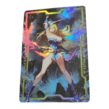 Аниме-Игра Yu Gi Oh Dark Magician Girl Azur Lane Atago Spy-Семейная Коллекция Yor Forger DIY Флэш-Карты Красоты, Подарки, Игрушки