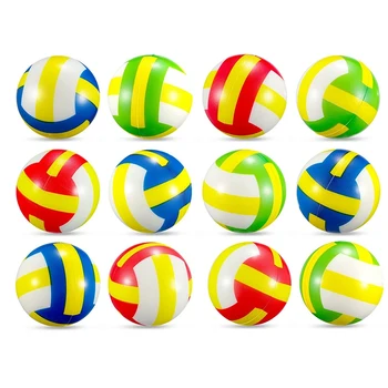 12 шт Мини Волейбольные мячи для стресса Пенопластовый Спортивный мяч для снятия стресса Мягкие Маленькие Волейбольные игрушки Подарочный наполнитель для мячей