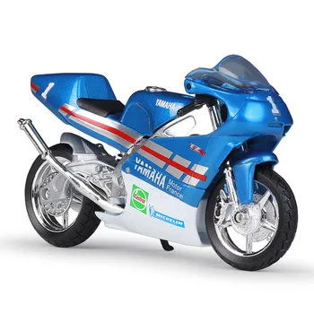 Welly 1:18 Yamaha 1994 TZ250M, Отлитая под давлением модель мотоцикла, Работоспособная игрушка-амортизатор для детей, подарки, коллекция игрушек
