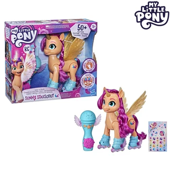 My Little Pony Игрушка Нового поколения Sunny Starscout из металла и патины 22,5 см с Дистанционным управлением 50 Откликов Подсветкой и музыкой