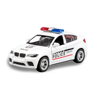 Автомобили полицейской серии 1:32 из металла, отлитые под давлением, спортивный автомобиль из сплава, коллекция автомобилей Moldel Birthday, игрушка для детей и мальчиков Y082