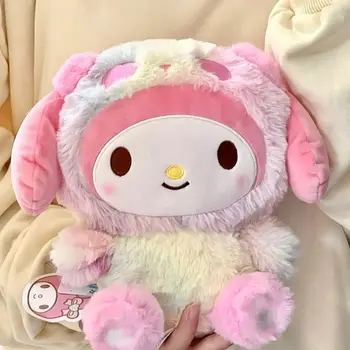 Мелоди Куроми Cinnamorol Hello Kitty Sanrio Подушка-Краситель Кукла Супер Милый Подарок на День Рождения для Девочек Уникальная Пара Подарочных Игрушек