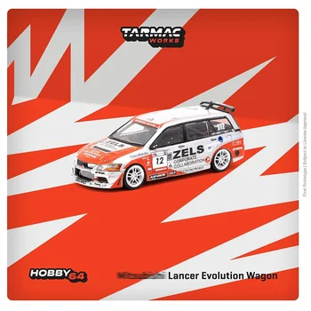 TW В наличии 1:64 Lancer Evolution IX Универсал Серии Super Taikyu, Отлитая под давлением Диорама, Коллекция моделей автомобилей, Миниатюрные игрушки, Асфальтобетонные Работы