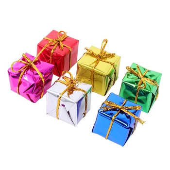 60 шт. Рождественская елка Подвесные украшения Подарочная коробка Рождественская елка для вечеринок Подвесные сувениры ()