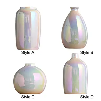 Керамическая ваза для цветов Орнамент в виде цветочного горшка Современная декоративная ваза для письменного стола