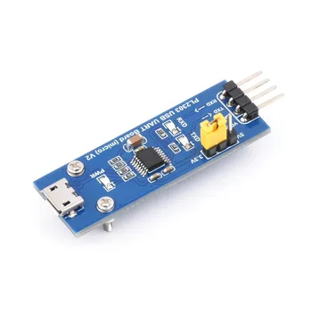 Модуль связи PL2303 USB-UART (TTL), Разъем Micro / Mini / Type A / C -Waveshare