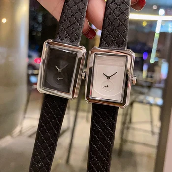 Высококачественные женские часы C-10 со стальным ремешком из мягкой ткани саржа, простые и сдержанные, демонстрирующие чарующий шарм