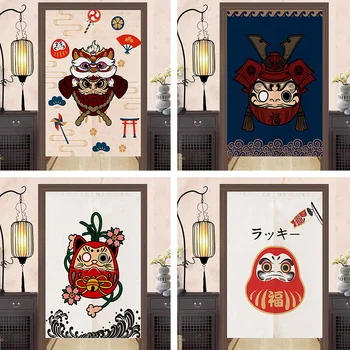 Дверной экран в японском стиле, Ткань для штор Dharma, Кухня Ресторана, Коммерческая Подвесная занавеска