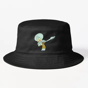Dabbing Squid Bucket Hat Панама Для Мальчиков, Однотонная Спортивная Женская Летняя Обувь В стиле Хип-Хоп, Уличные Черные Кепки, Повседневная Рыбная Мода, Солнце